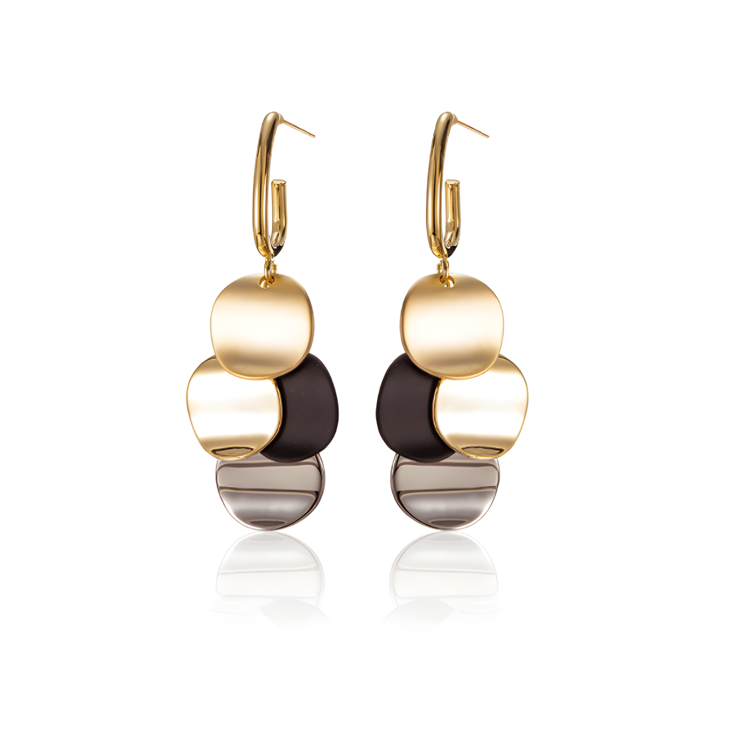 Trendsetter Multi Disc Earrings