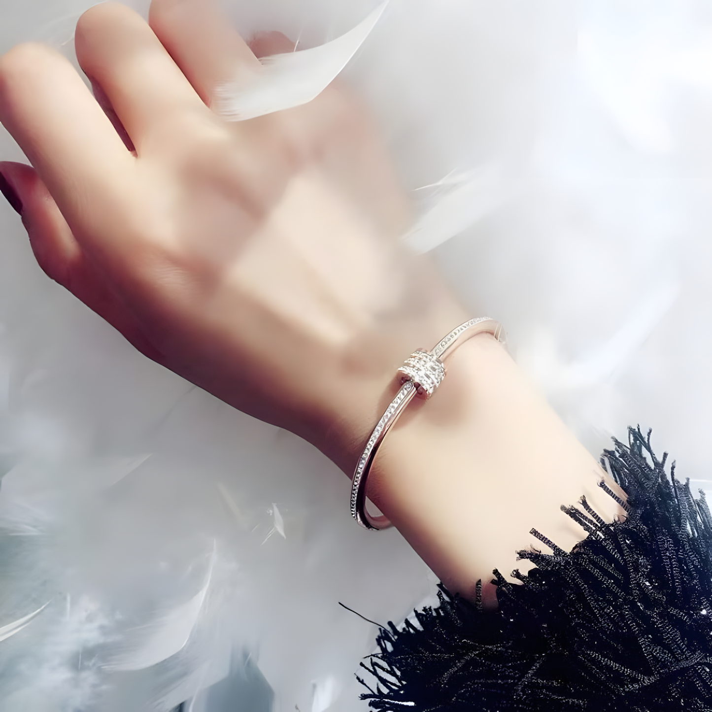 Luxe Prism Bound CZ RG Bracelet