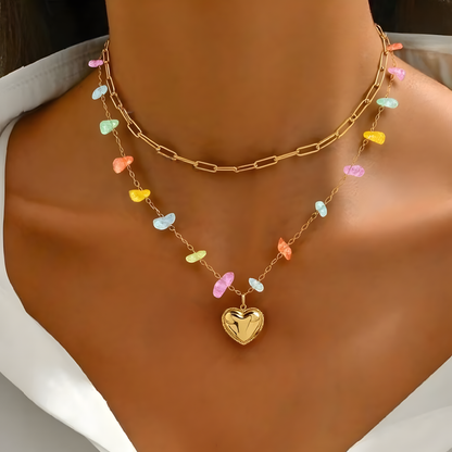 Golden Heart Dual Layered