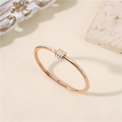 Luxe Prism Bound CZ RG Bracelet