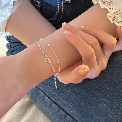 Beaded Heart Bracelet