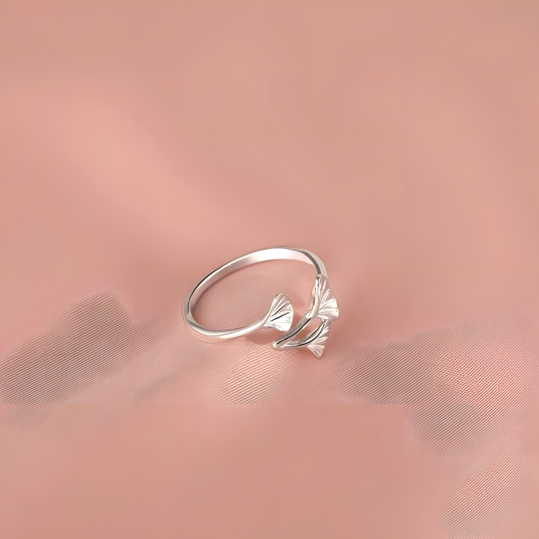Gingko Leaf Rings