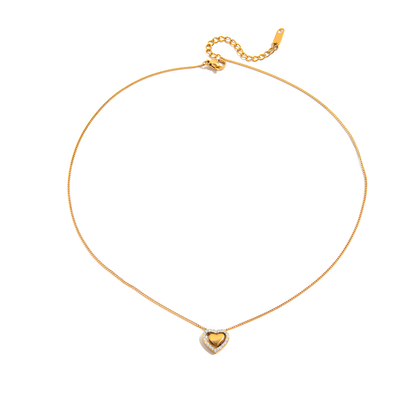 Sparkling Love Heart Necklace
