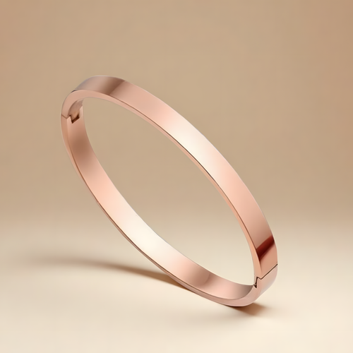 6MM Rose Gold Aura Wrist Band