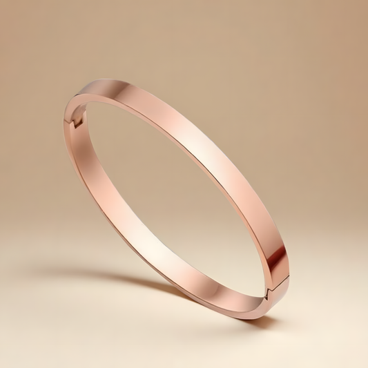 6MM Rose Gold Aura Wrist Band