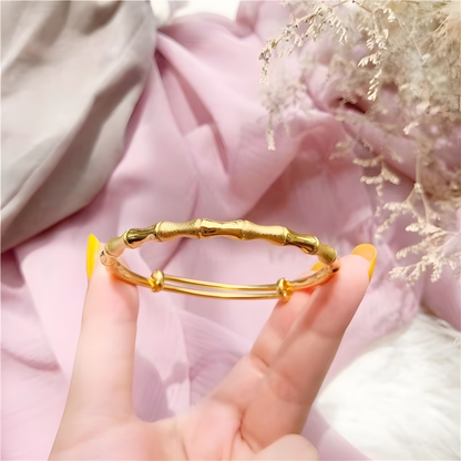 Luxe Bamboo Design Bangle