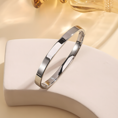 6MM Silver Aura Wrist Band