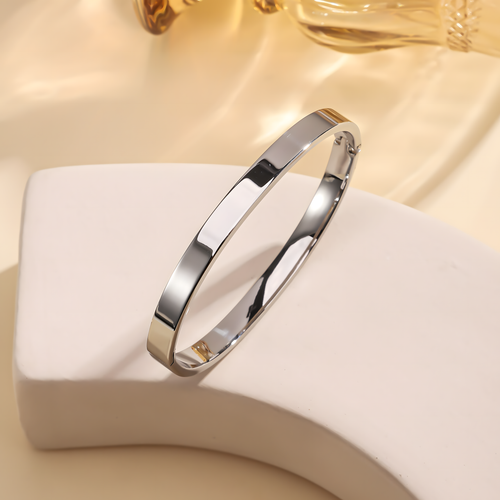 6MM Silver Aura Wrist Band