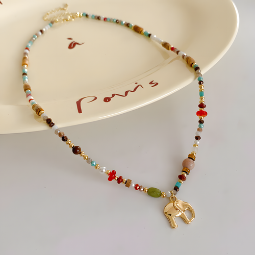 Chic Boho Elephant Necklace