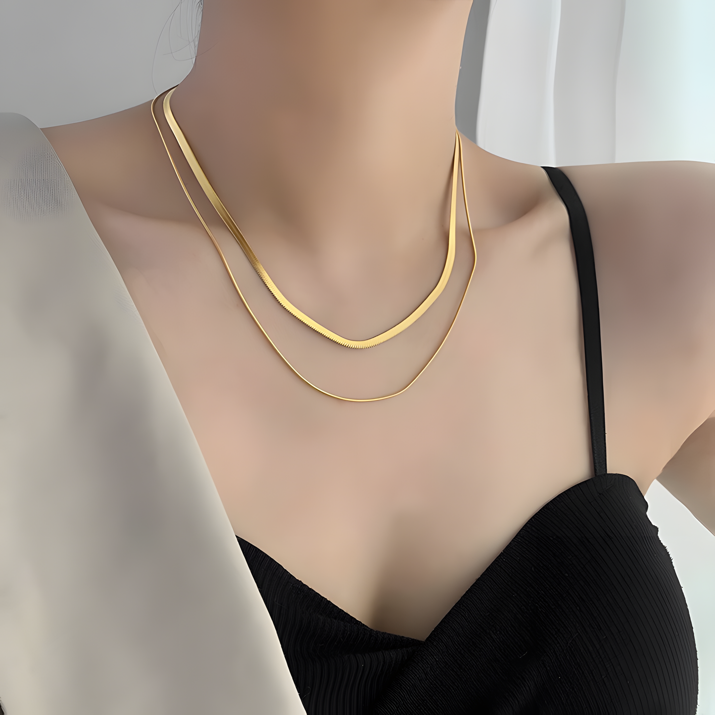 Dual Layered Gold Necklace