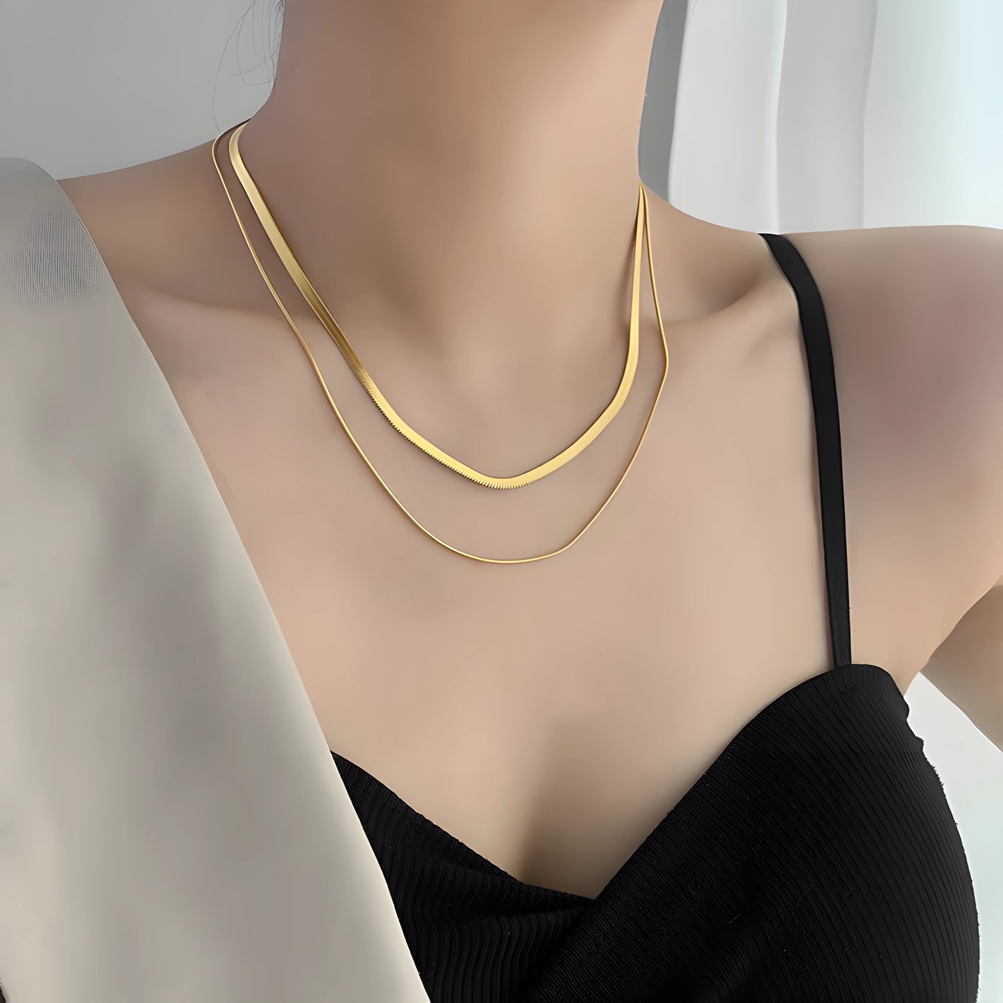 Dual Layered Gold Necklace