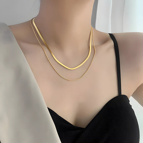 Dual Layered Gold Necklace