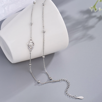 Linked Circle charm Bracelet