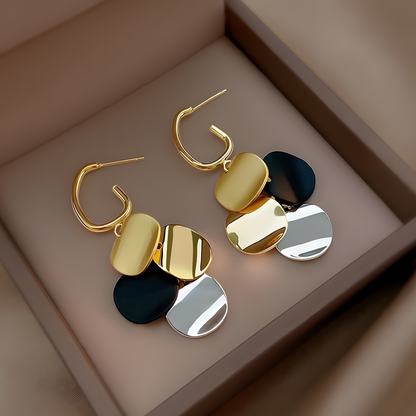 Trendsetter Multi Disc Earrings
