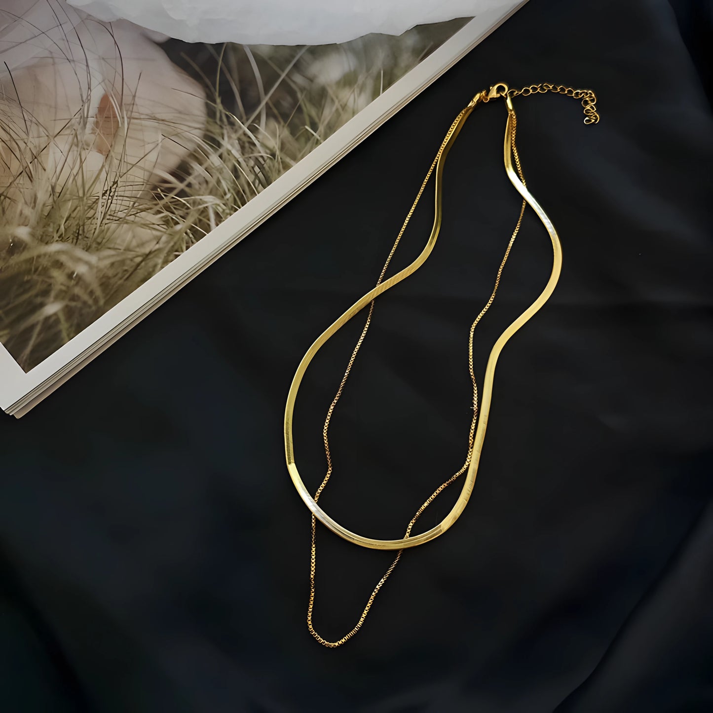 Dual Layered Gold Necklace