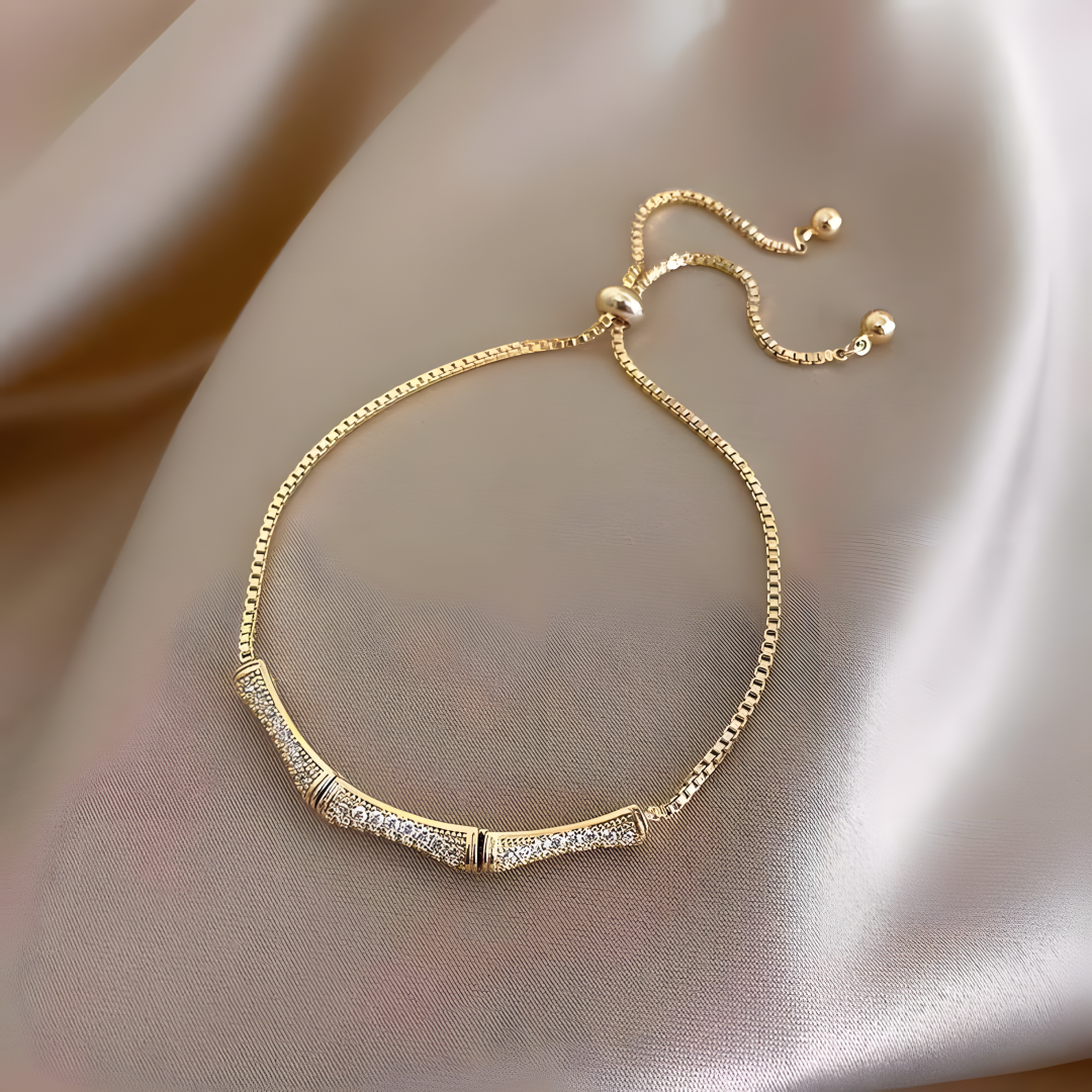 Luxe Slider CZ Accent Bracelet