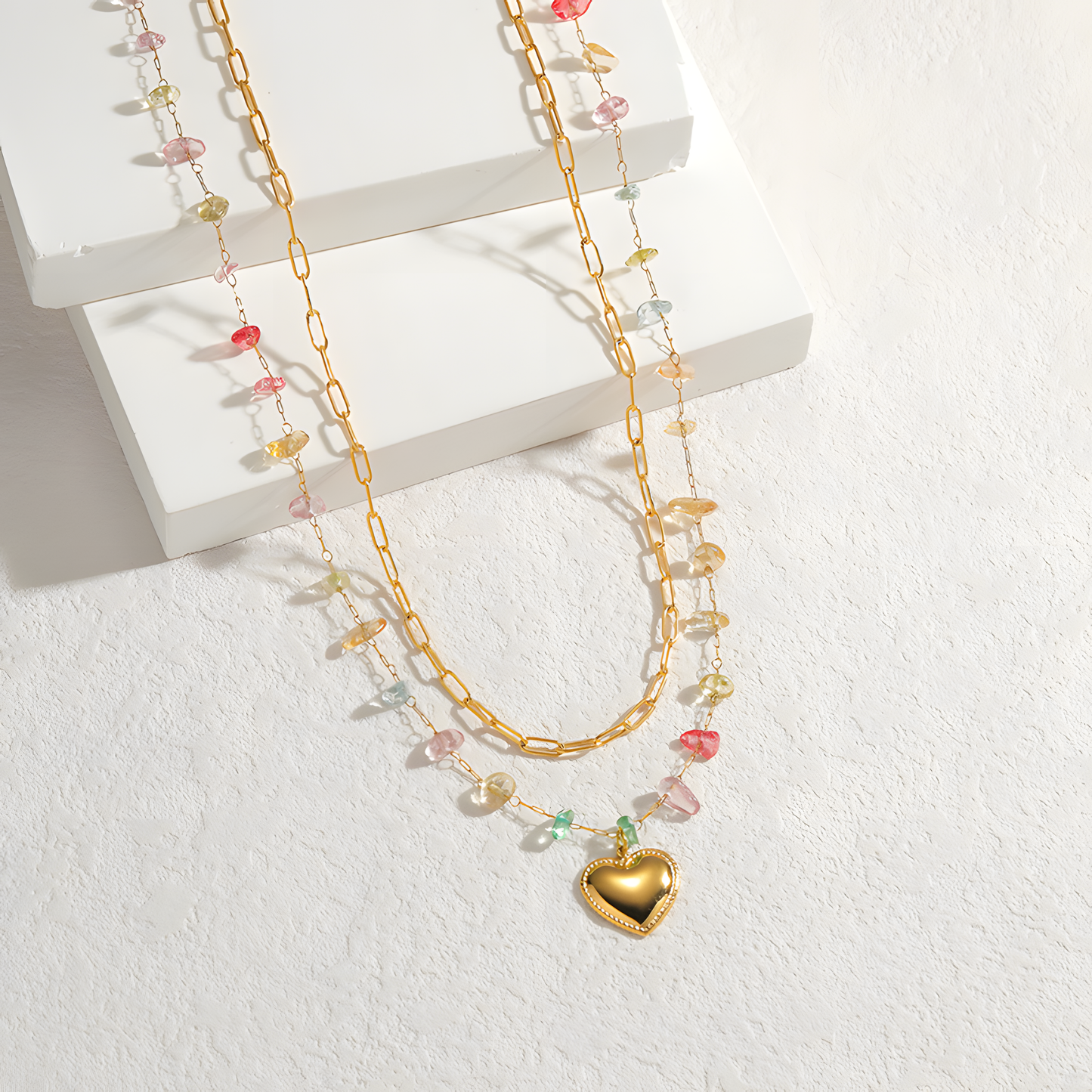 Golden Heart Dual Layered