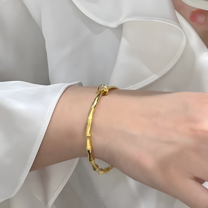 Luxe Bamboo Design Bangle
