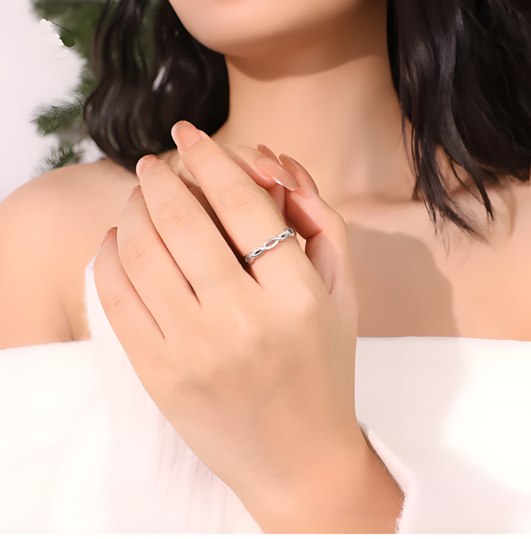 Interwined Silver Ring