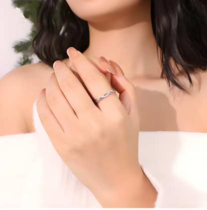 Interwined Silver Ring