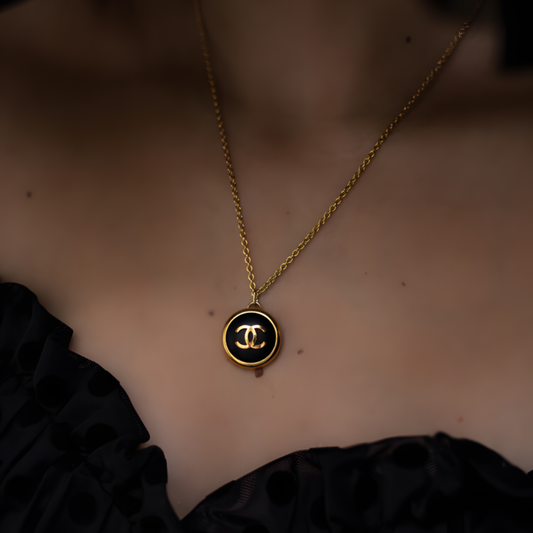 The Noir Monogram Pendant