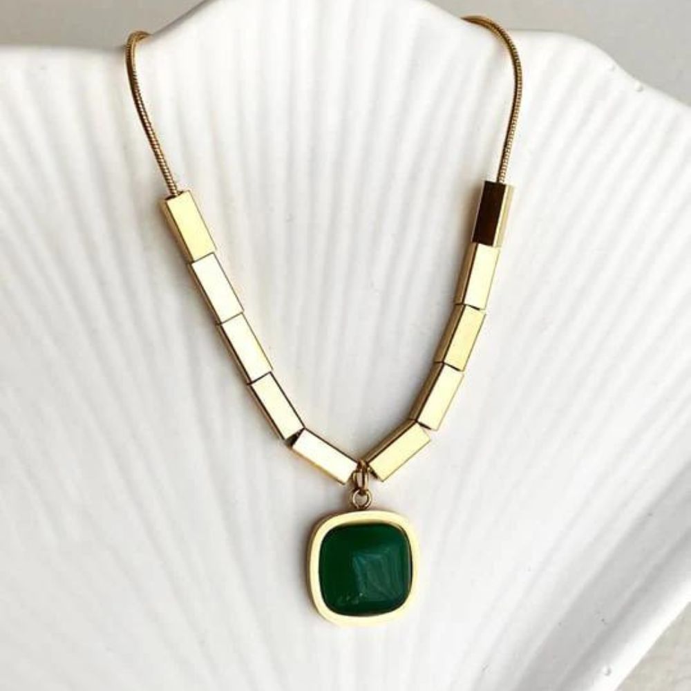 Jade Bar Necklace