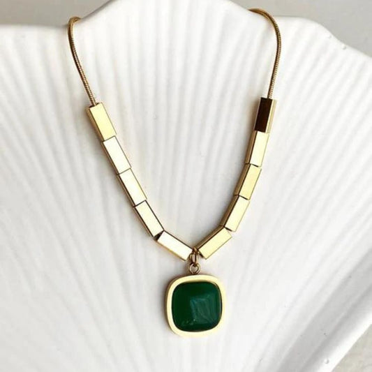 Jade Bar Necklace