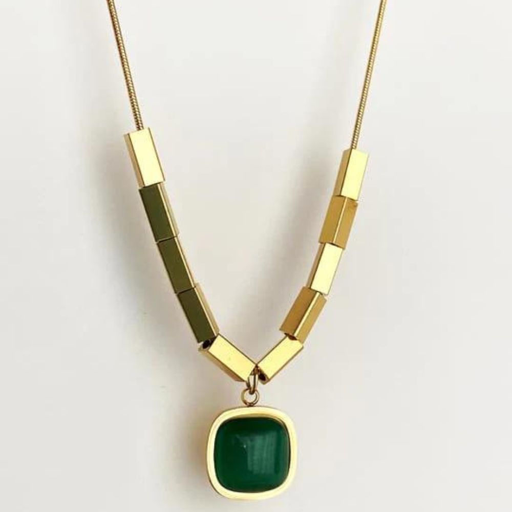Jade Bar Necklace
