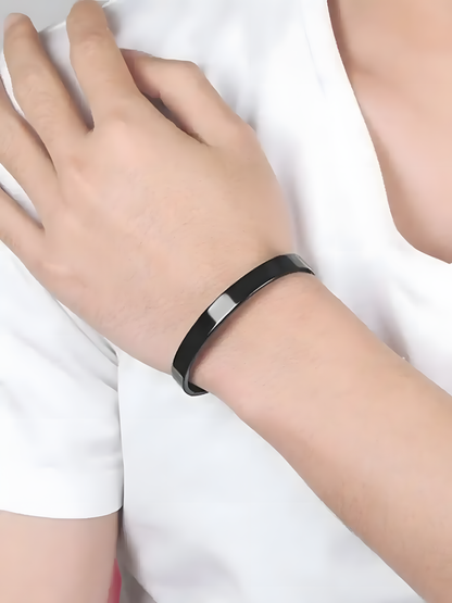 Midnight Black 6MM Wrist Band