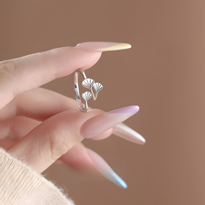 Gingko Leaf Rings